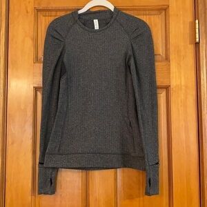 Lululemon Think Fast Long Sleeve Athletic Pullover